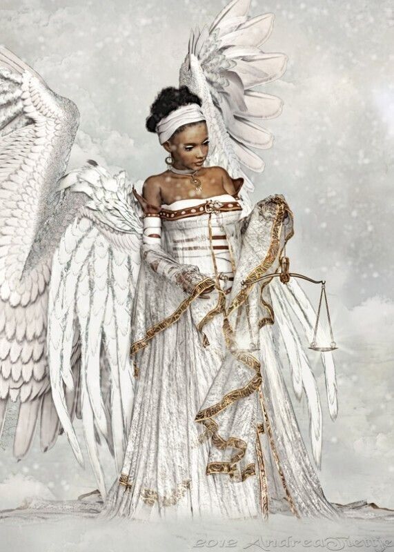 pictures of african american angels