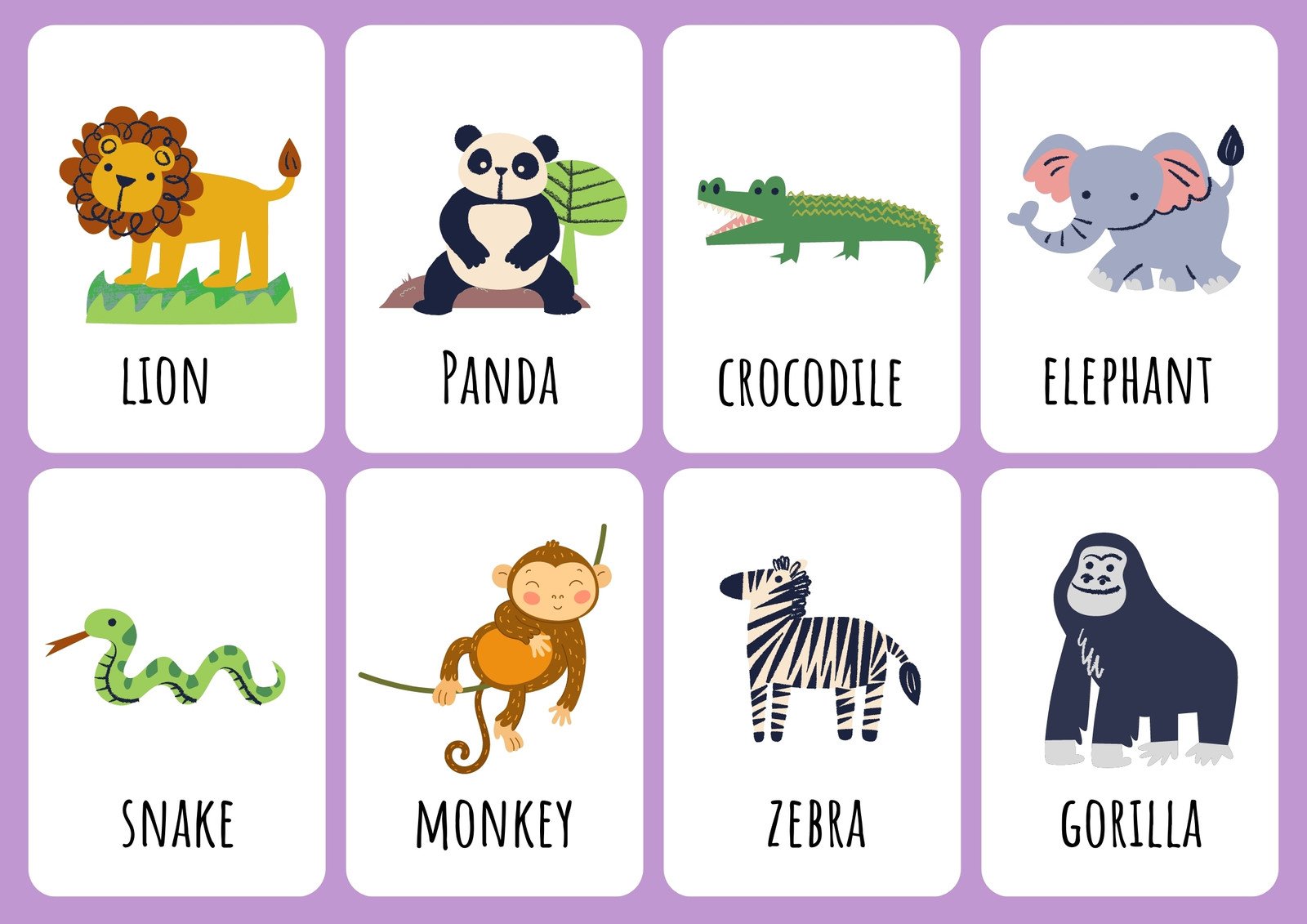 pictures of animals to print