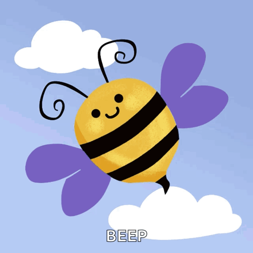 pictures of animated bees
