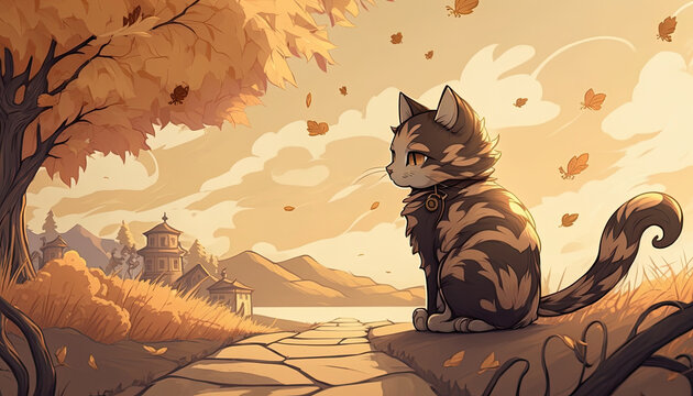 pictures of anime cats