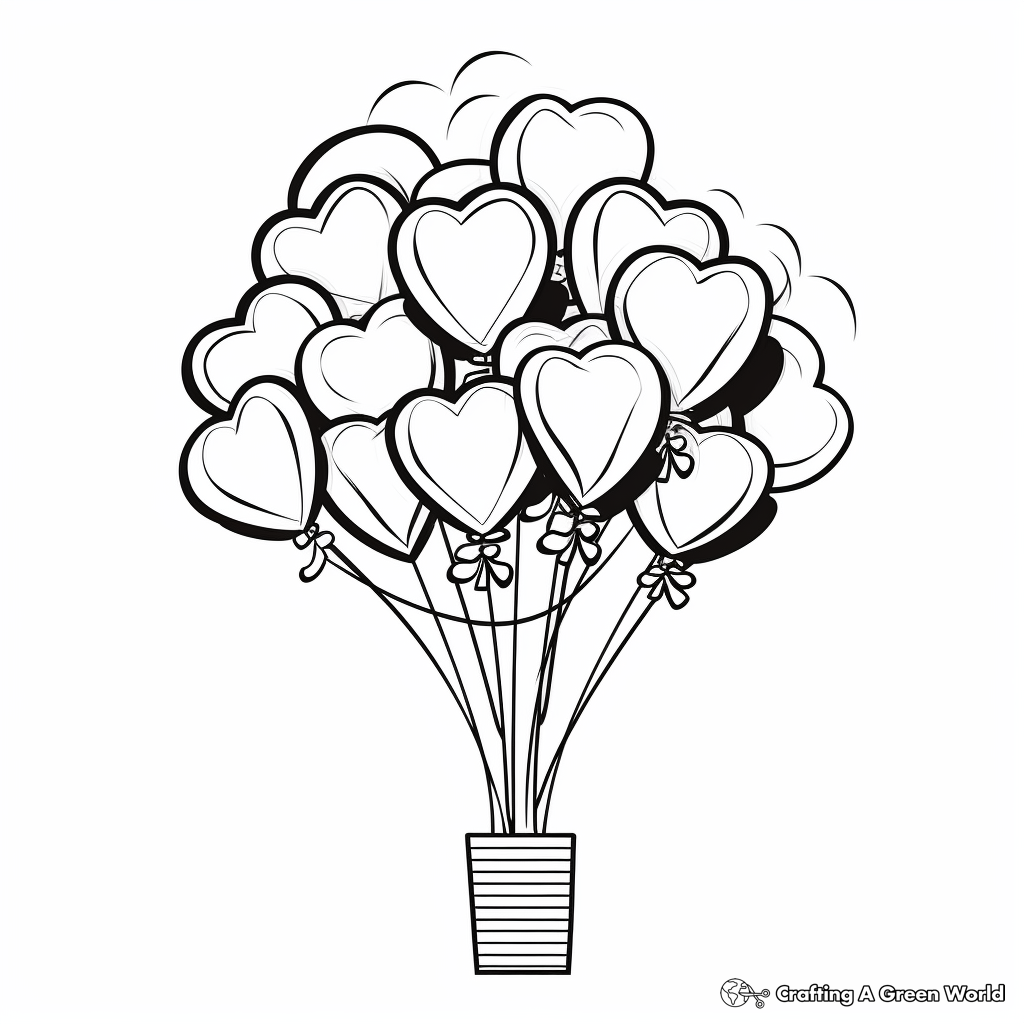 pictures of balloons to color