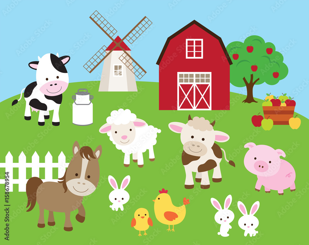 pictures of barn animals
