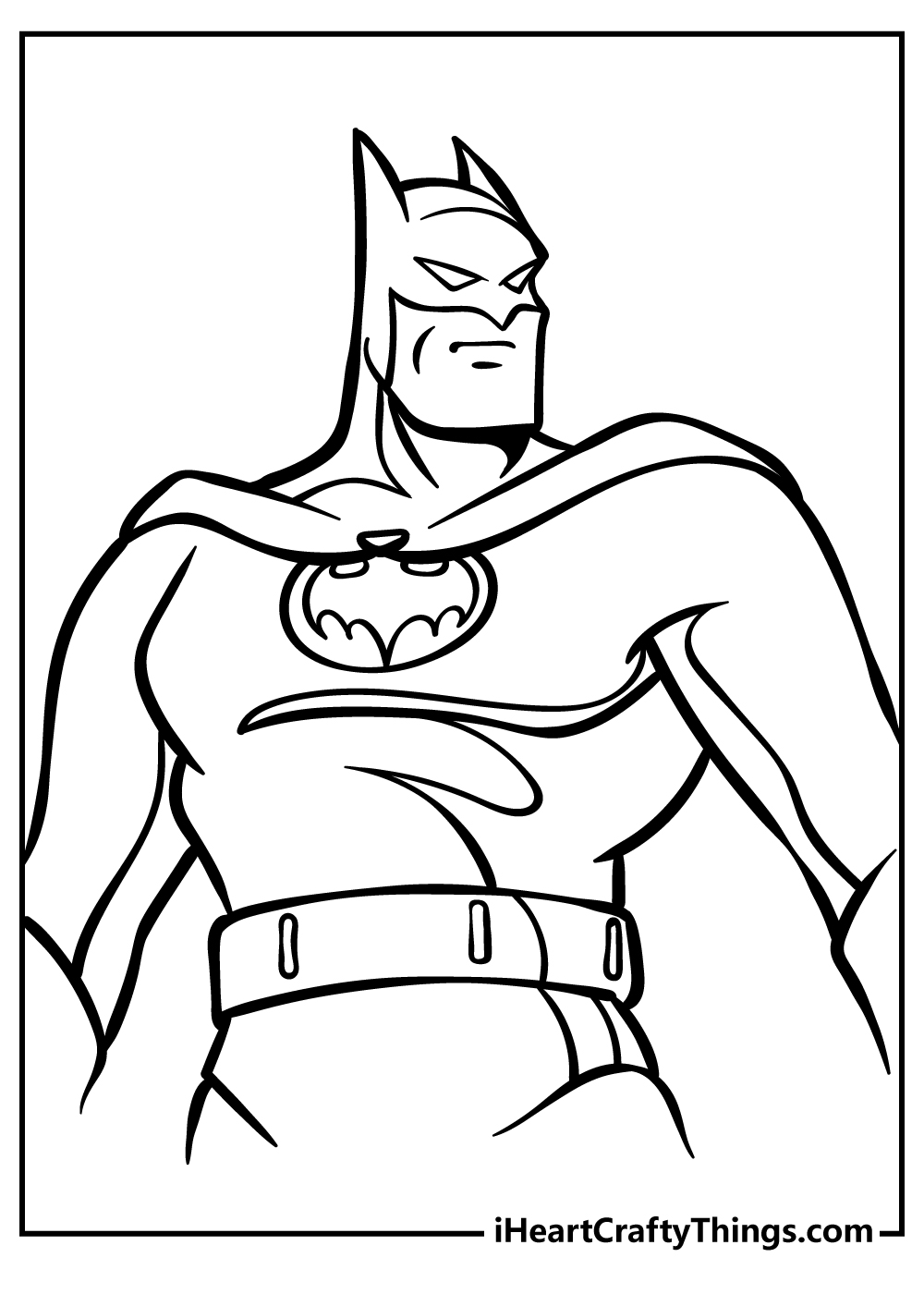 pictures of batman to color