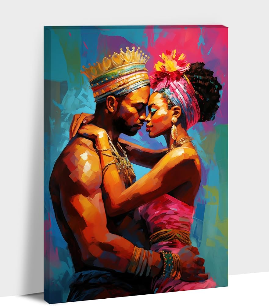 pictures of black love art
