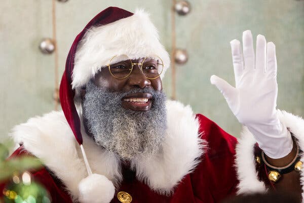 pictures of black santa claus