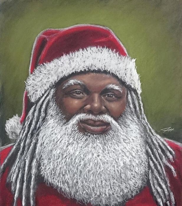 pictures of black santa claus
