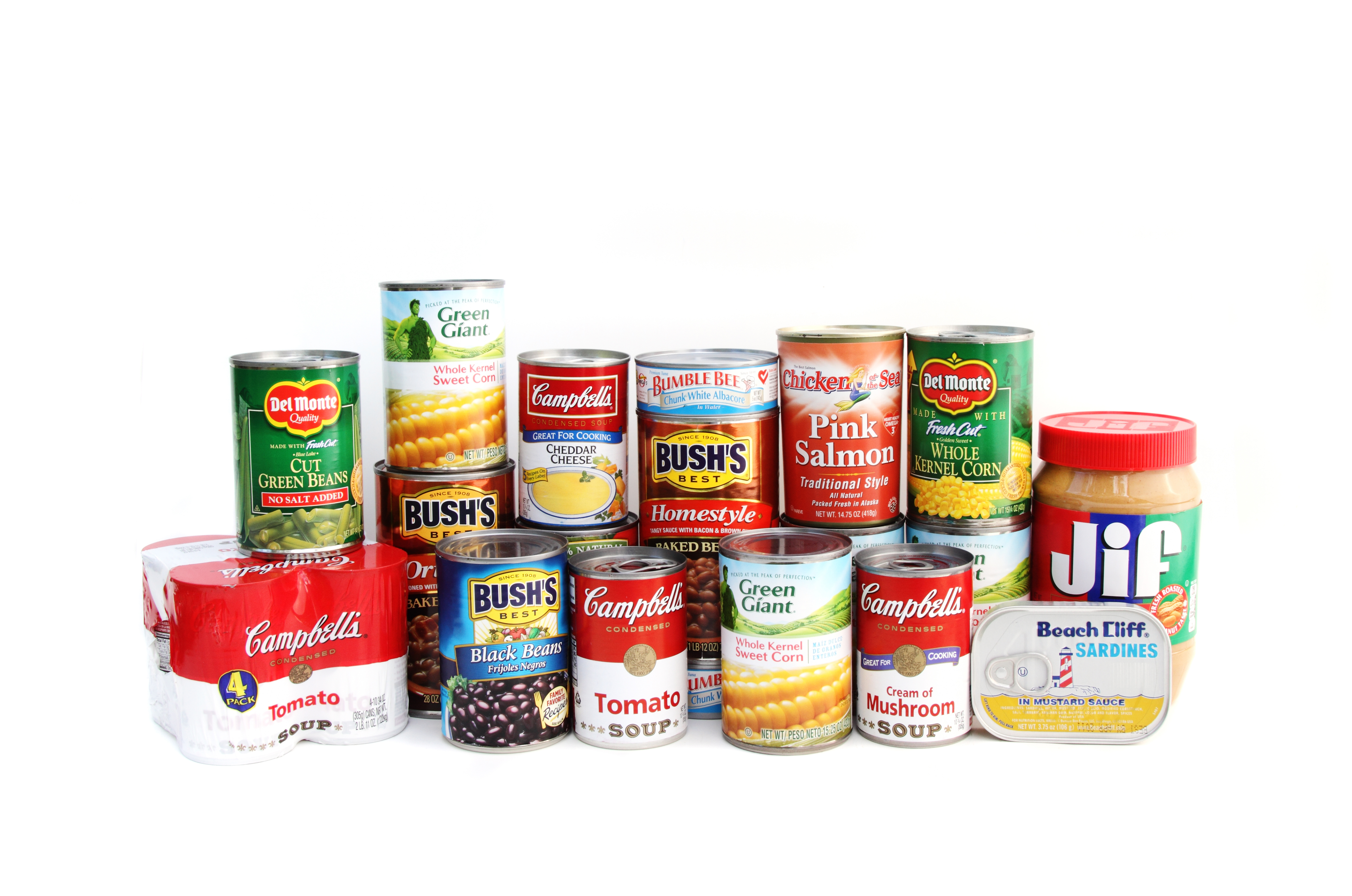 pictures of canned foods