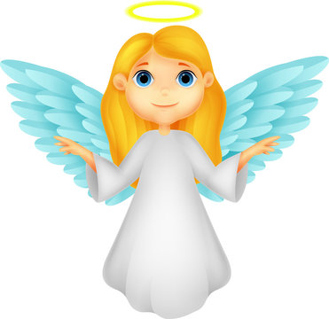 pictures of cartoon angels