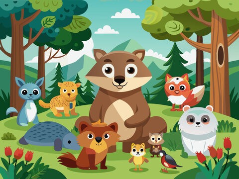pictures of cartoon animals