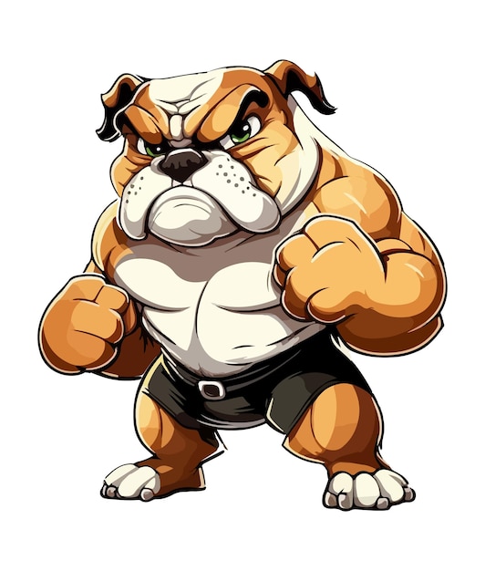 pictures of cartoon bulldogs