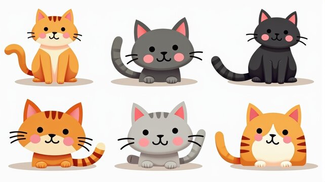 pictures of cartoon cats