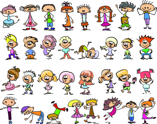 pictures of cartoon children