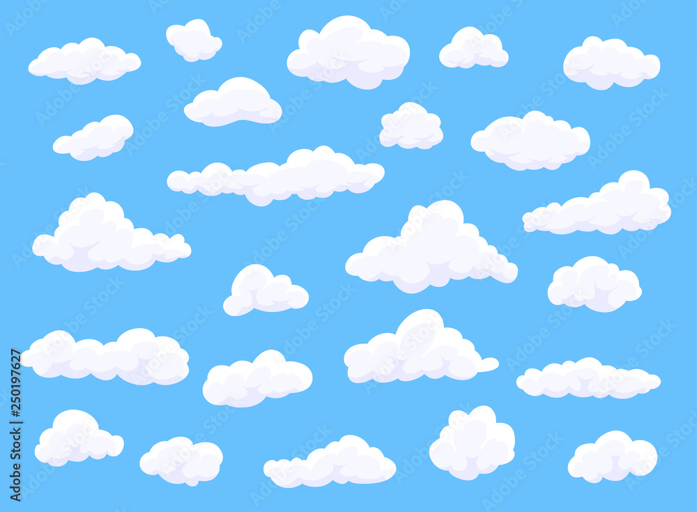 pictures of cartoon clouds