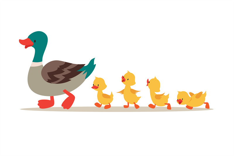 pictures of cartoon ducks