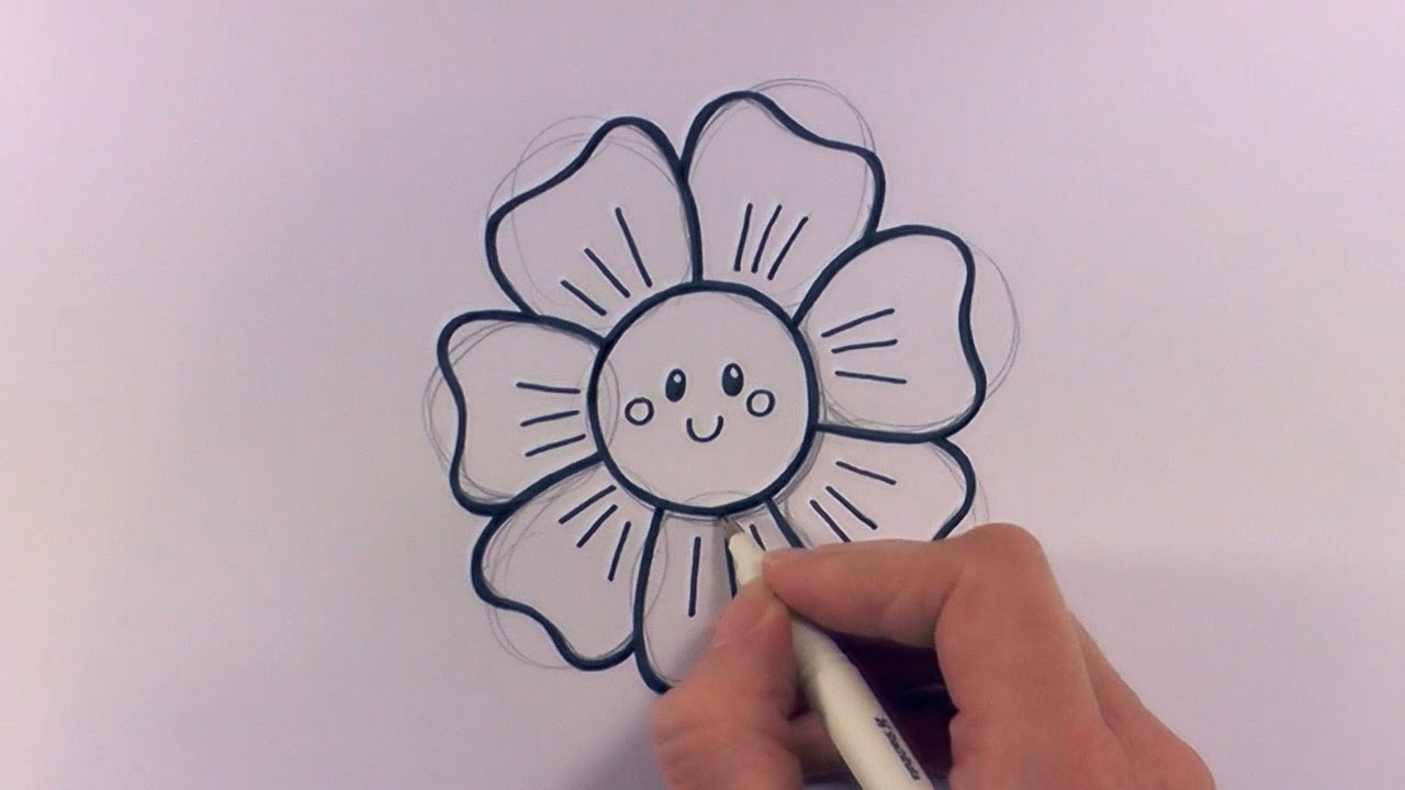 pictures of cartoon flowers