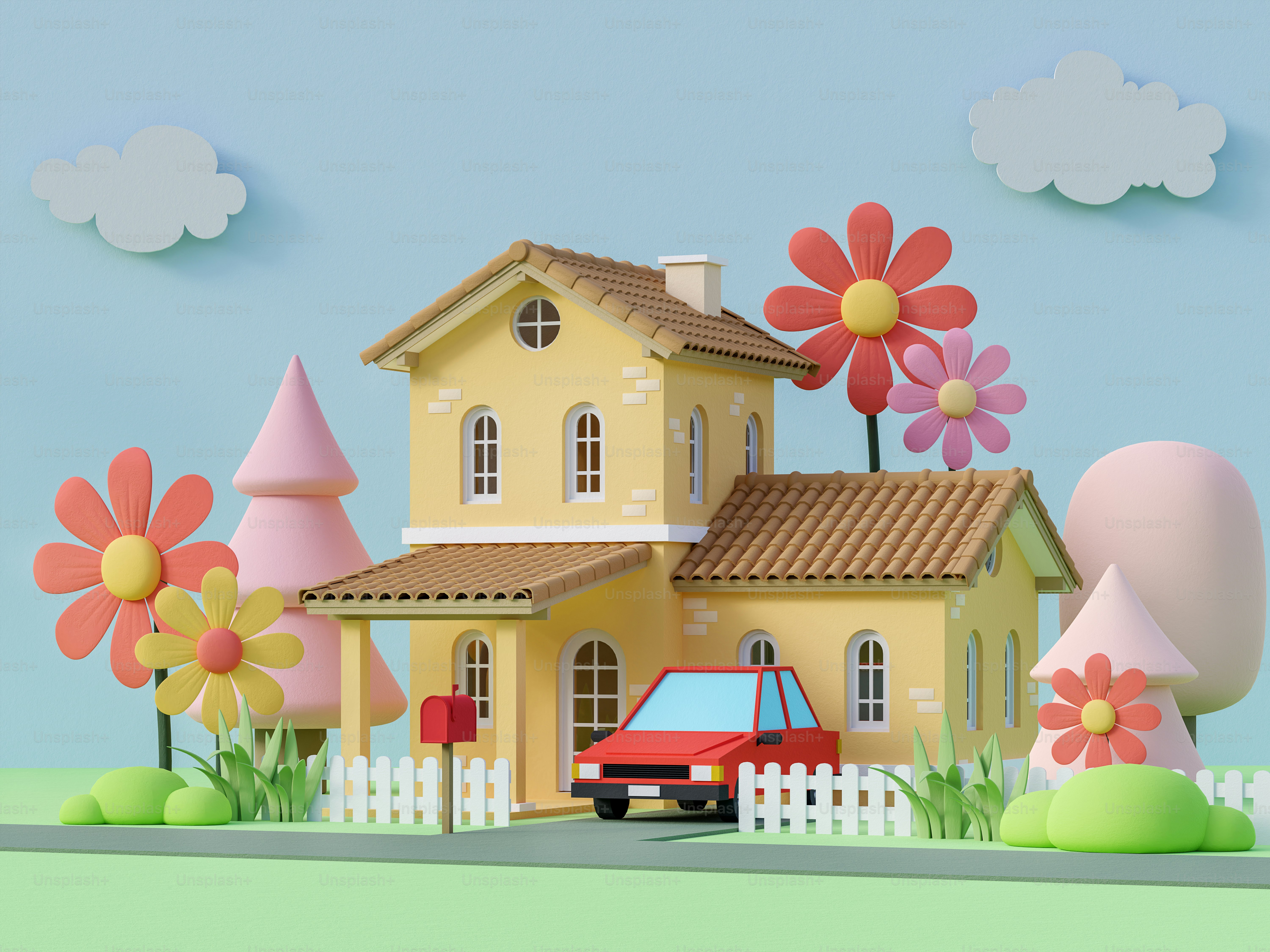 pictures of cartoon homes