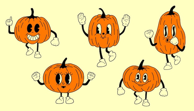 pictures of cartoon pumpkins