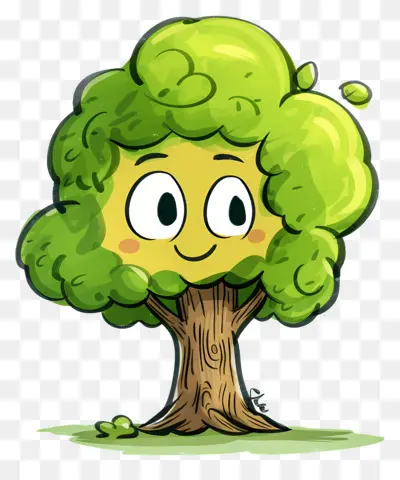 pictures of cartoon trees