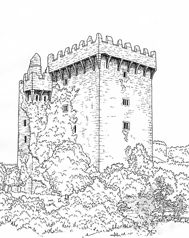 pictures of castles to color