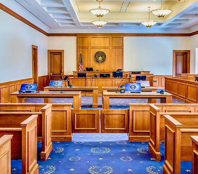 pictures of courtroom