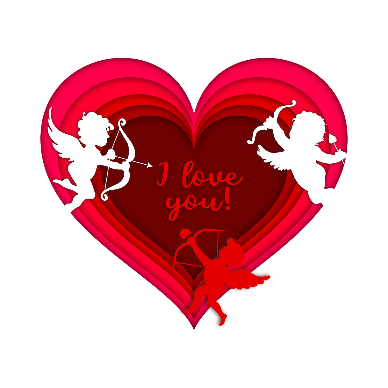 pictures of cupid and hearts