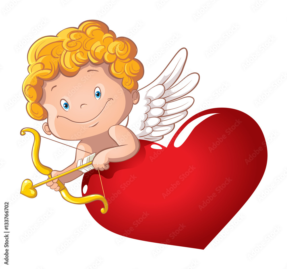 pictures of cupid and hearts