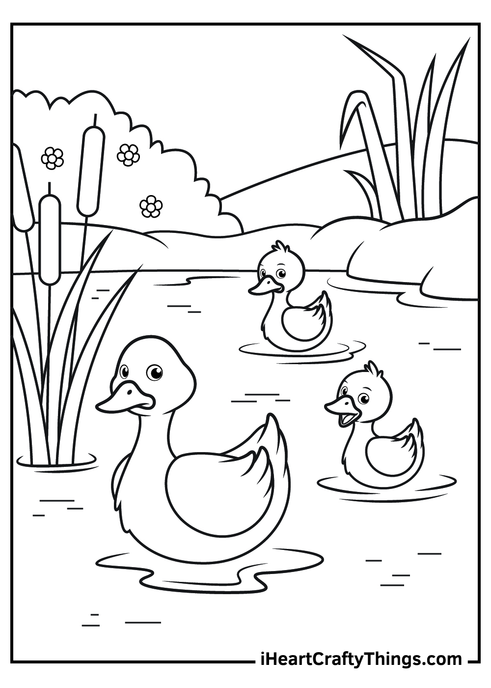 pictures of ducks to color