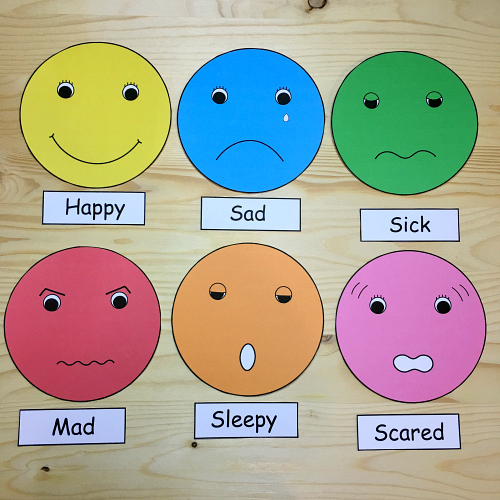 pictures of emotions faces for kids