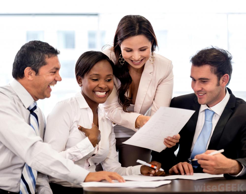 pictures of employees working together