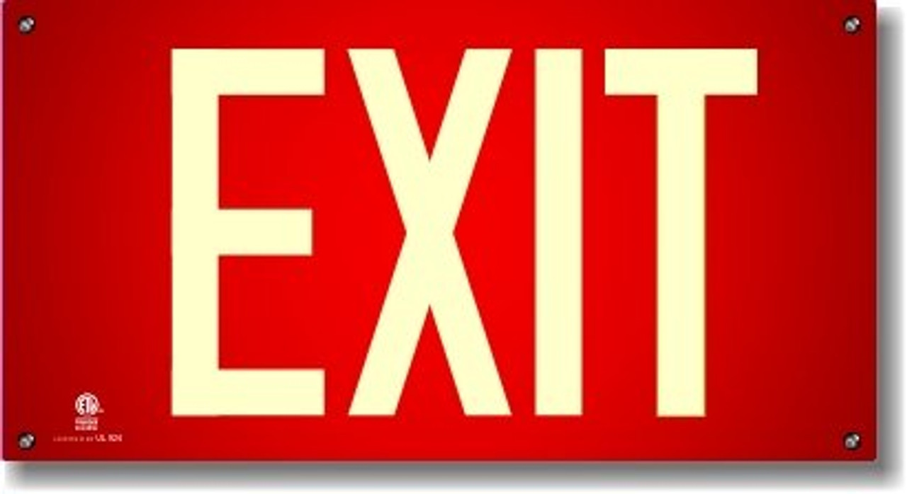 pictures of exit signs
