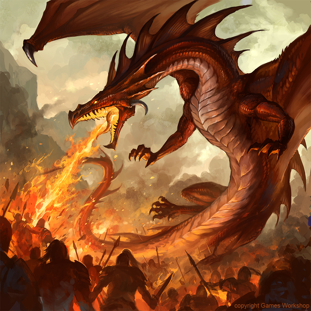pictures of fire breathing dragons