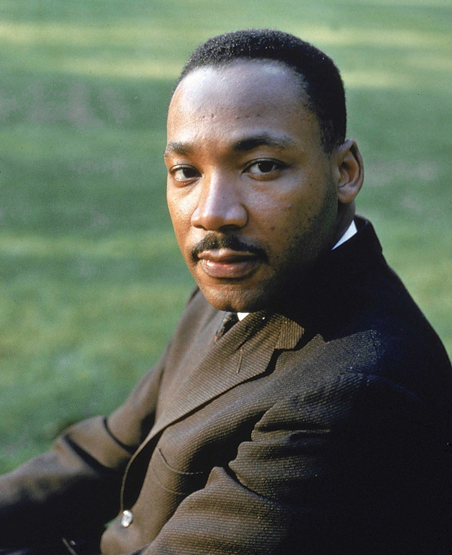 pictures of martin luther king jr in color