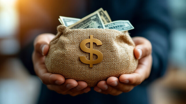 pictures of money bags