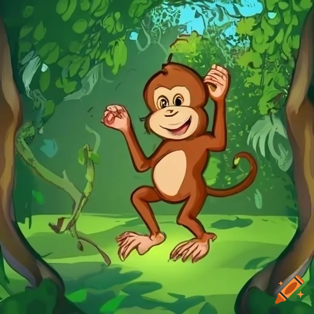 pictures of monkeys cartoon