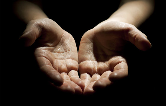 pictures of open hands