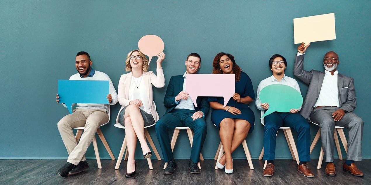 pictures of people communicating