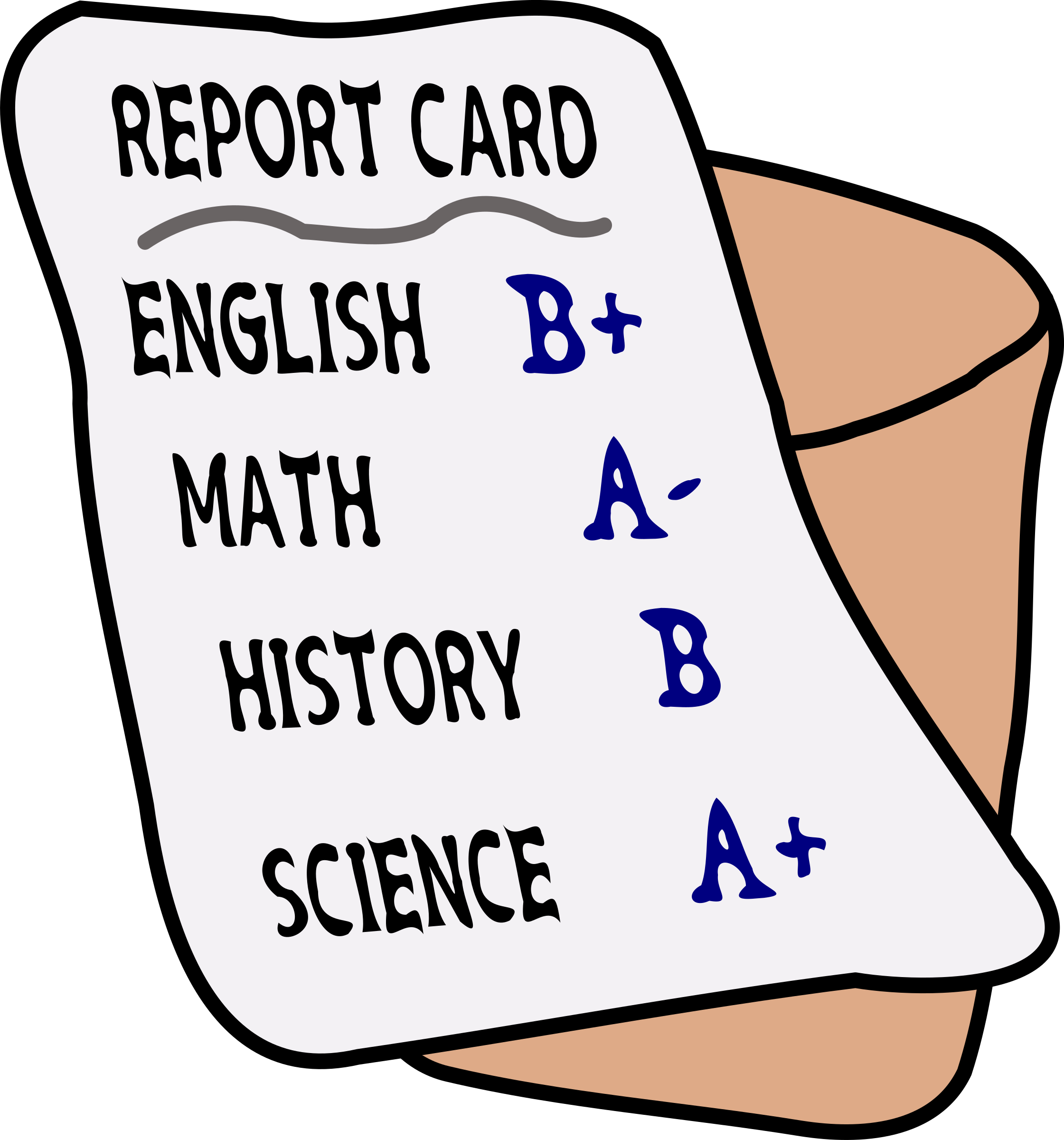 pictures of report cards