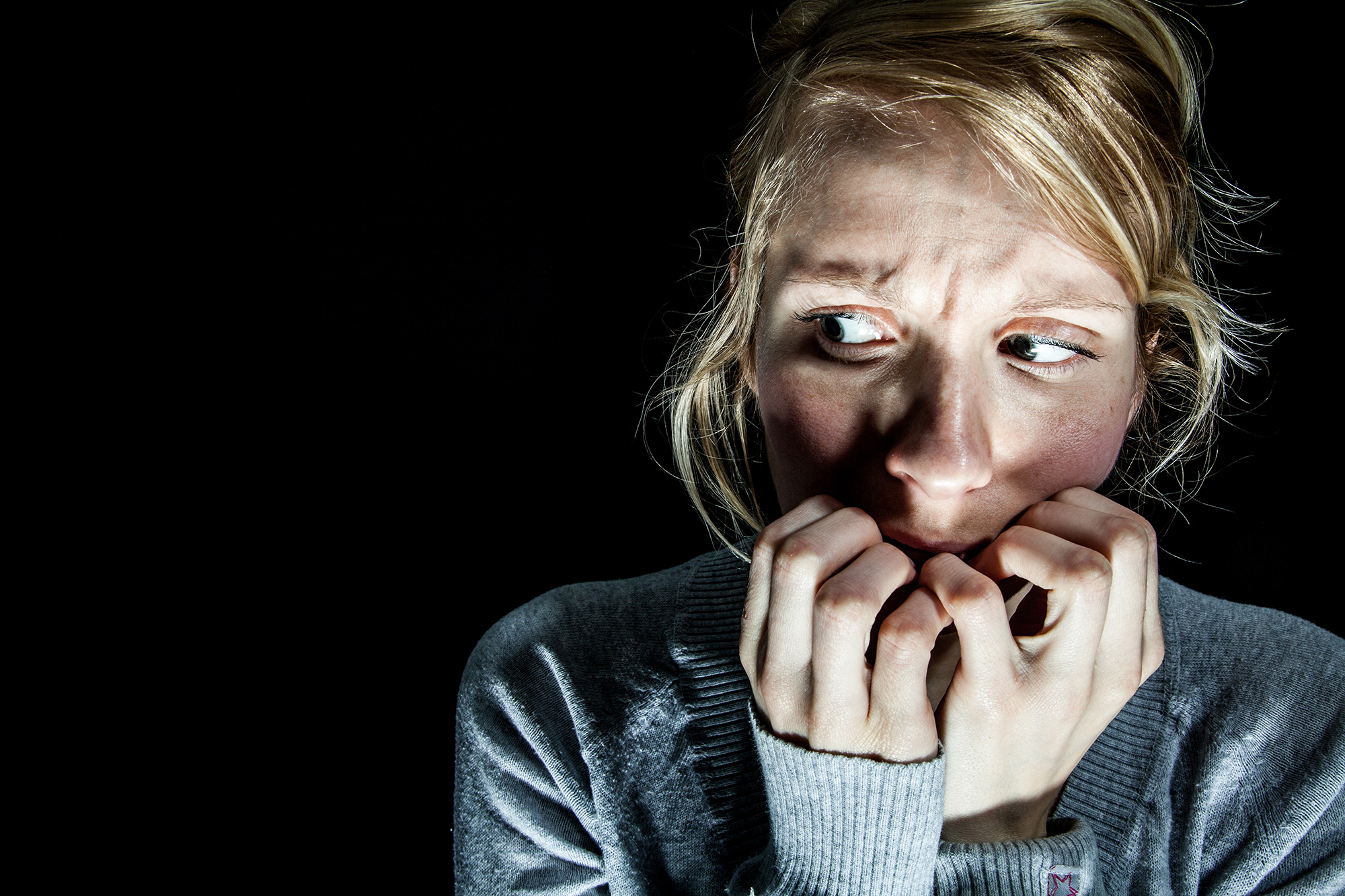 pictures of scared people