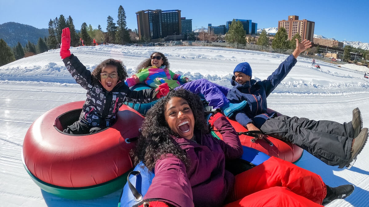 Sledding and Tubing at Lake Tahoe