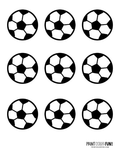 pictures of soccer balls clipart