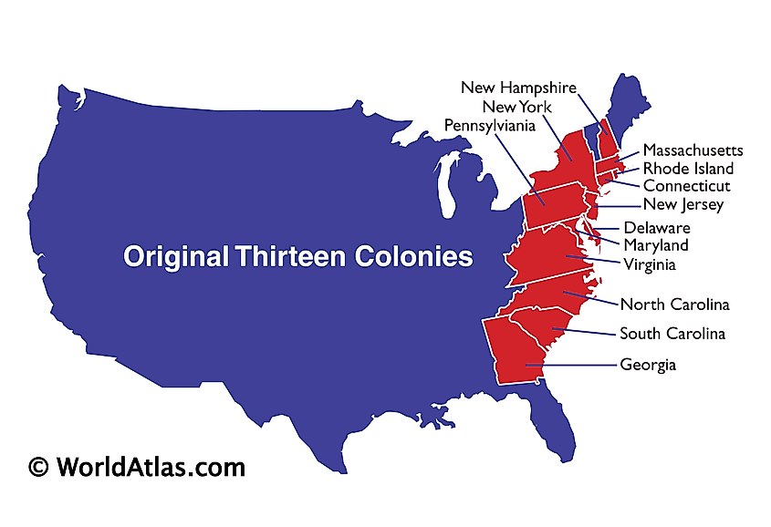 pictures of the thirteen colonies