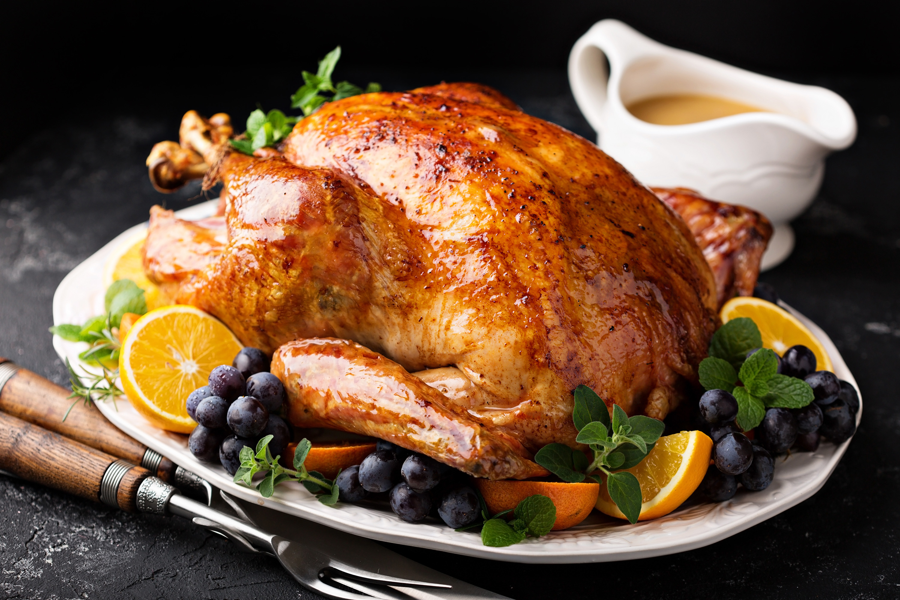 pictures of turkey dinner