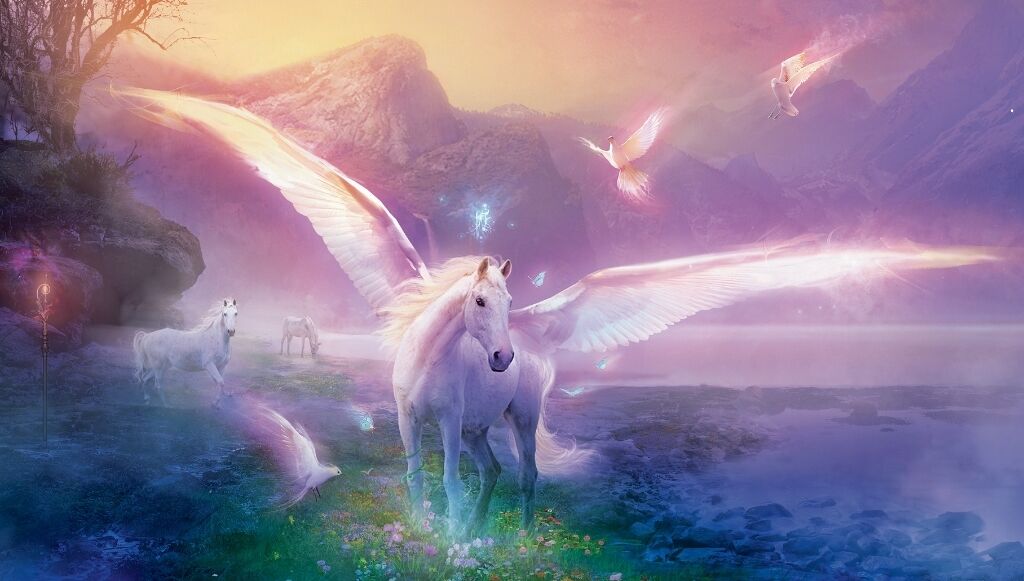 pictures of unicorns and pegasus