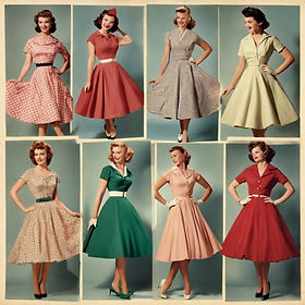 pictures of vintage dresses