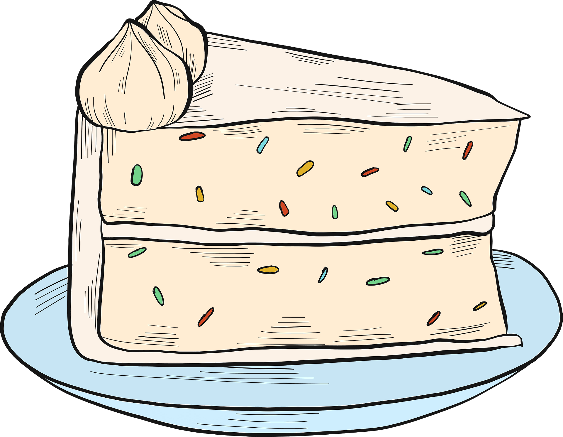piece of cake clipart