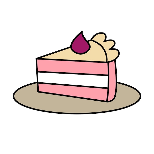 piece of cake clipart