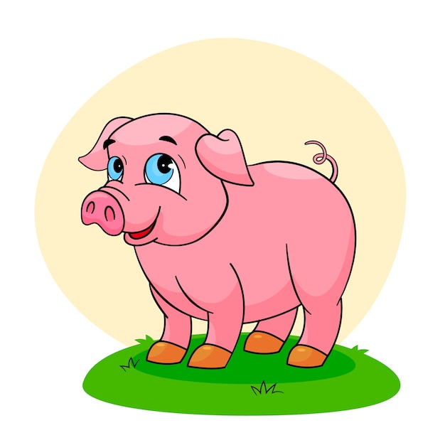 pig cartoon image