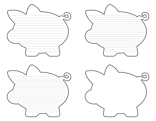 piggy bank template