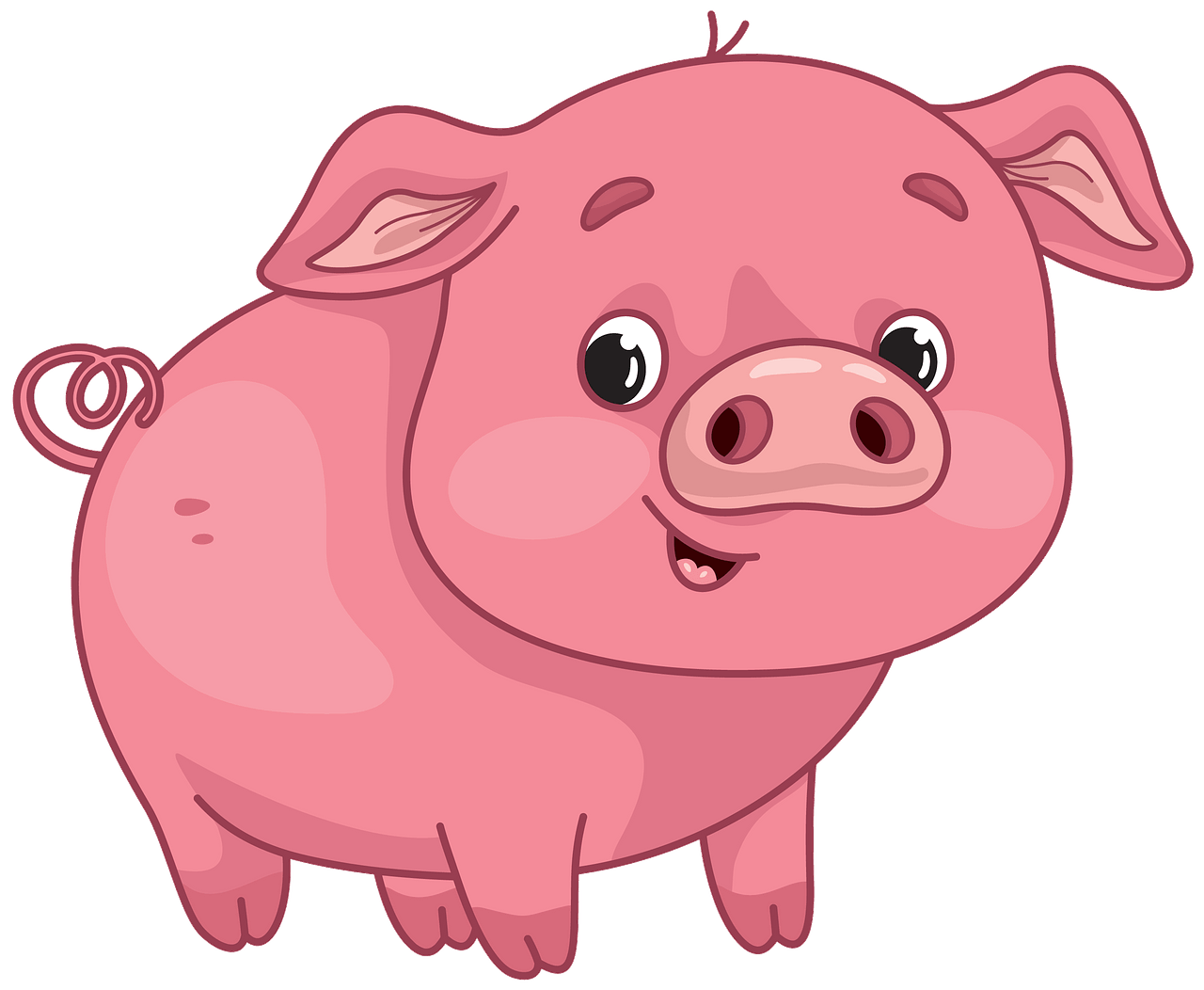 Pig - Free vector clipart images on clipart library.com