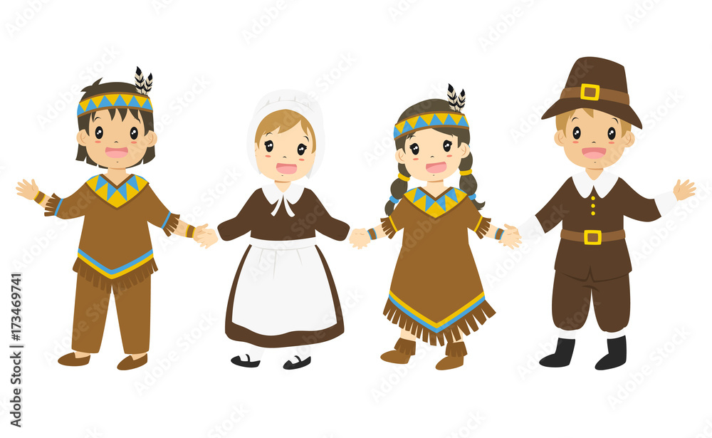 pilgrim cartoon pictures